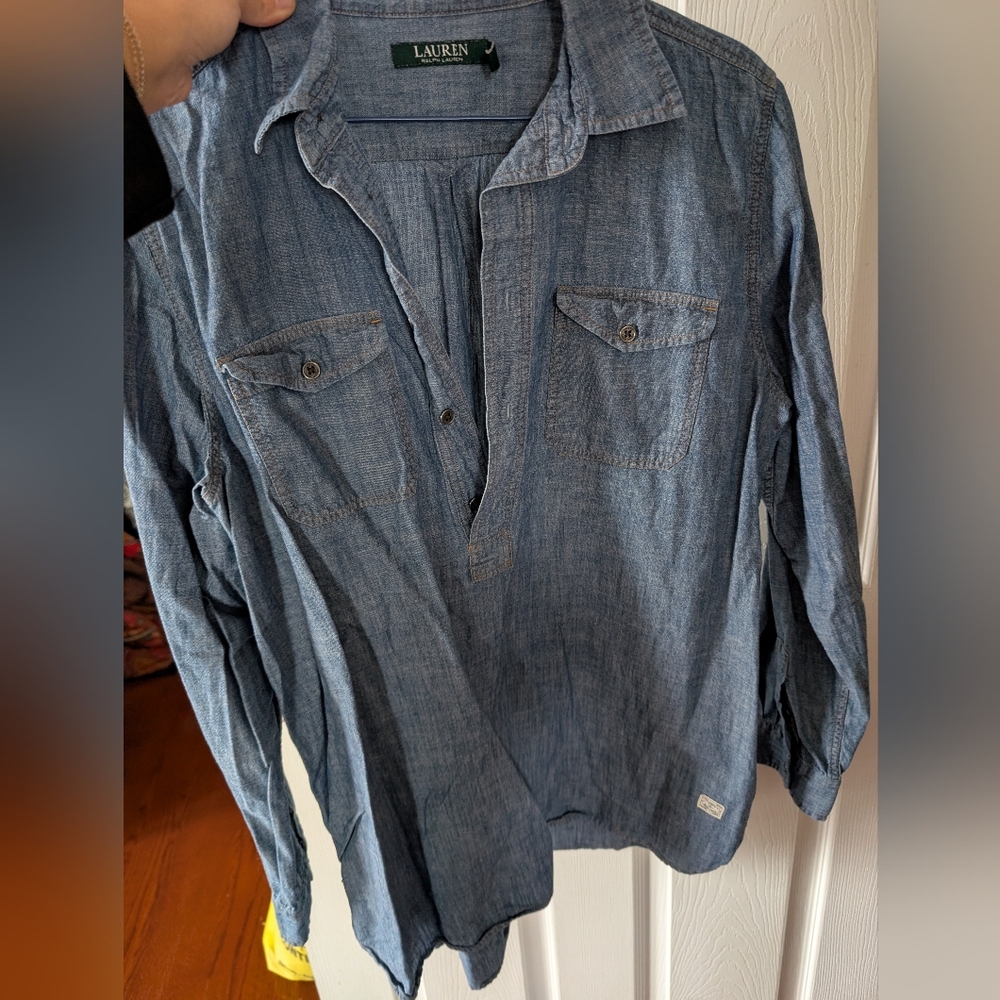 Lauren Blue Denim Shirt